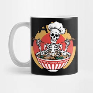 Skeleton Ramen Chef | T Shirt Design Mug